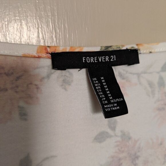 Forever 21 Dress Flowered Medium - Picture 2 of 4
